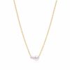 2-Pearl Freshwater Pearl Necklace