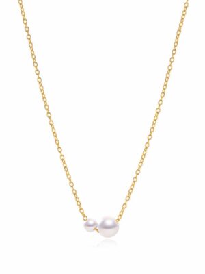 2-Pearl Freshwater Pearl Necklace