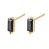 Square Cut Zircon Stud Earrings