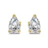 5A Cubic Zirconia Pear Stud Earrings