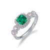 2 Ct Lab Created Emerald Ring
