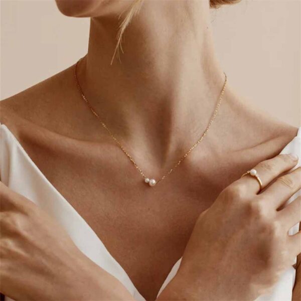 2-Pearl Freshwater Pearl Necklace