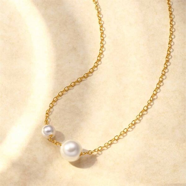 2-Pearl Freshwater Pearl Necklace