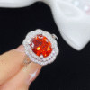 Gorgeous Blood Orange Rings
