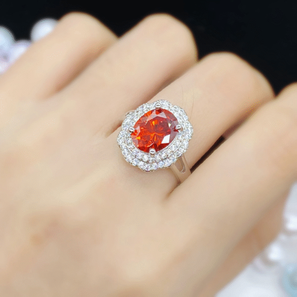Gorgeous Blood Orange Rings