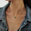 Birthstone Flower Necklace
