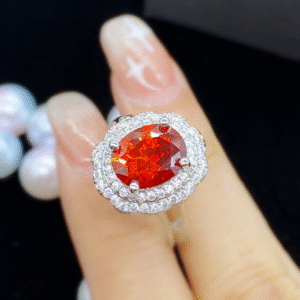 Gorgeous Blood Orange Rings