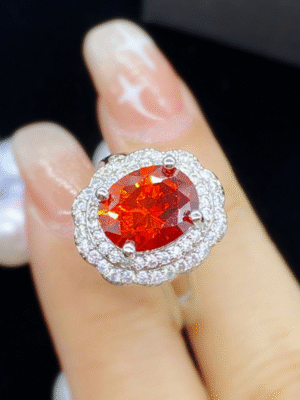 Gorgeous Blood Orange Rings